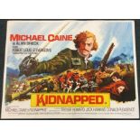 A Michael Caine 'Kidnapped' film poster. Approx. 1
