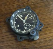 A old cased aircraft dial. Est. £20 - £30.