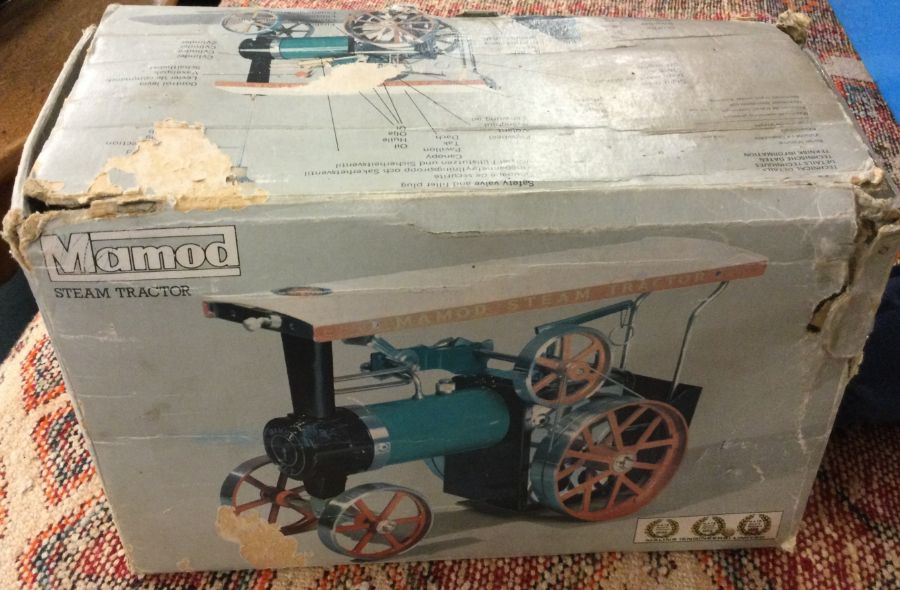 A Mamod Traction Engine model with box and original burner. Est. £60 - £70. - Image 2 of 2