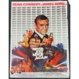 A Sean Connery 'Never Say Never Again' film poster
