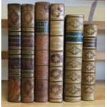 W COWPER: Poems, 2 volumes 1820, [cont. fl. diced