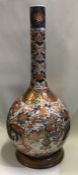 A large Chinese baluster shaped vase decorated in