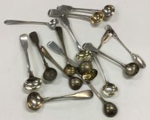 A large collection of silver fiddle pattern and ot