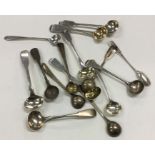 A large collection of silver fiddle pattern and ot