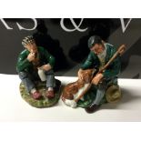 Two Royal Doulton figures of gentlemen. Est. £20 -