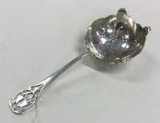 A good quality pierced tea strainer. Sheffield. By