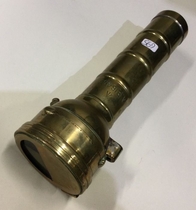 A good brass mounted Military torch. Est. £25 - £3 - Image 2 of 2