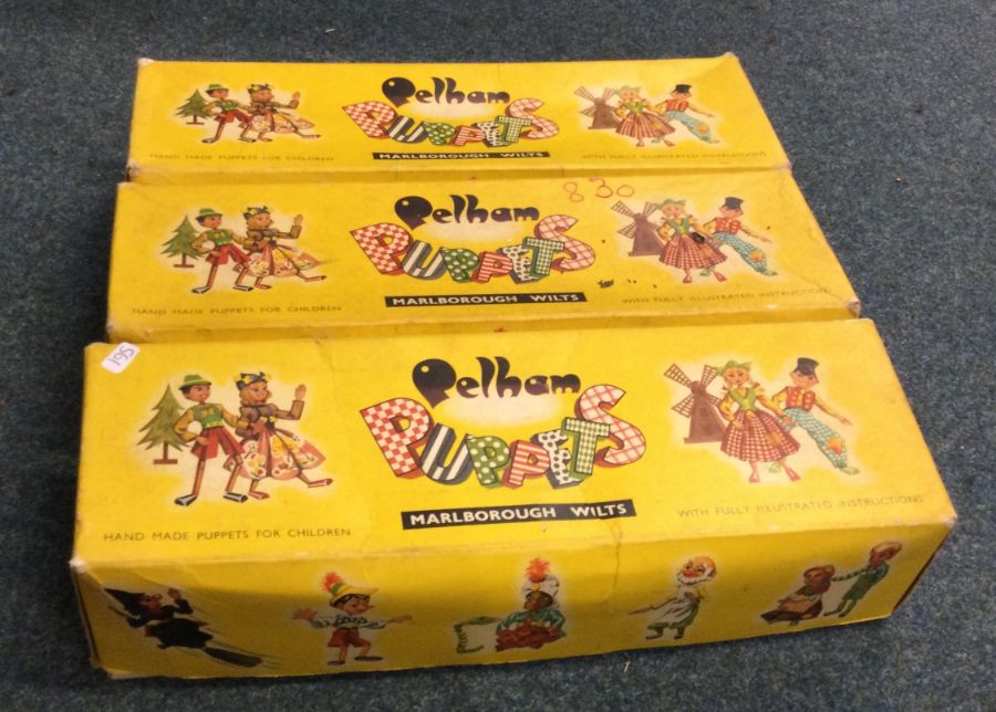 Three boxed Pellum puppets. Est. £20 - £30. - Image 3 of 6