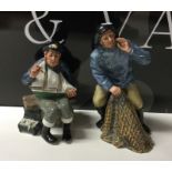 Two Royal Doulton figures of fishermen. Est. £20 -