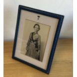 A framed and glazed signed photograph of Princess