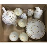 An attractive Antique porcelain tea service decora