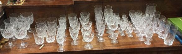 An extensive Webbs drinking glass set. Est. £80 -