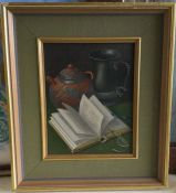 GEORGE J BAILEY (19th Century): A framed oil on ca