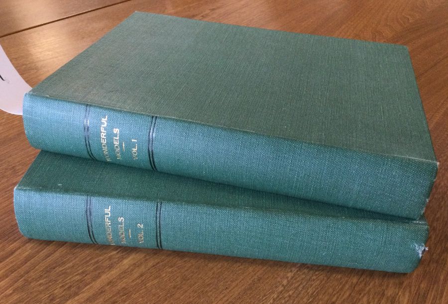 P MARSHALL: 'Wonderful Models' 2 volumes circa 192