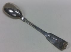 CHESTER: A rare large fiddle pattern silver salt s