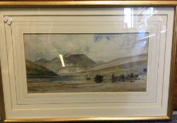 WILLIAM CALLOW: A framed and glazed print depictin