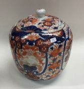 A good Chinese Imari vase and cover with flush fit