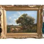 JOSEPH THORS (Dutch 1835 - 1920): A gilt framed oi