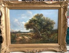 JOSEPH THORS (Dutch 1835 - 1920): A gilt framed oi