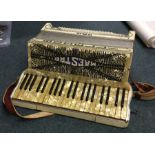 A Boselli Maestro accordion. Est. £30 - £50.