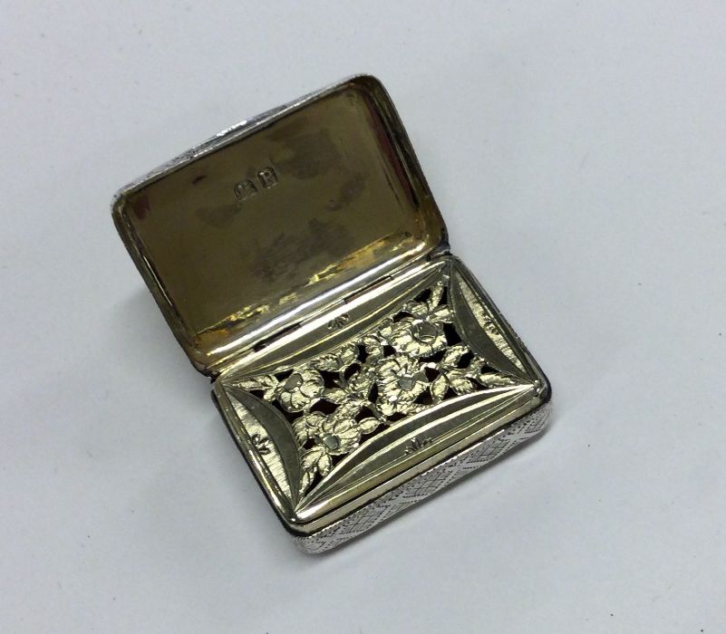 A large hinged top rectangular vinaigrette attract - Image 4 of 6