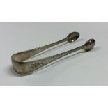 DUBLIN: A good pair of bright cut silver sugar ton