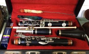 A cased Boosey & Hawkes clarinet. Est. £30 - £50.