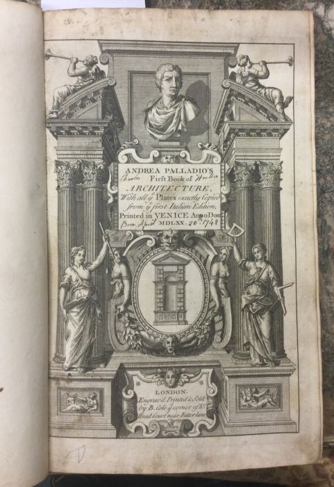 A PALLADIO: 'First Book of Architecture... Printed