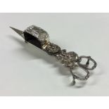 A good pair of Old Sheffield plated candle snuffer