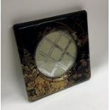 An attractive Japanese picture frame inlaid with f