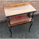 A Victorian rosewood inlaid occasional table with