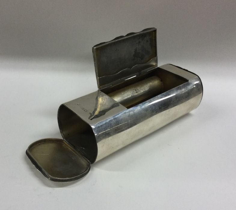 CHESTER: A rare Victorian silver smoker's companio - Image 3 of 6