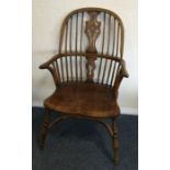 A good Georgian style Windsor chair with bow back