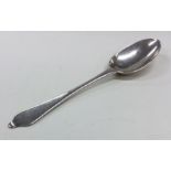 A Queen Anne Hanoverian pattern dog nose spoon wit