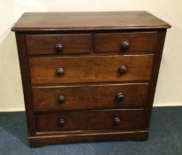 A pine five drawer chest. Est. 330 - £50.
