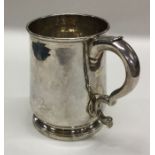 A good quality George I tapering silver mug with s