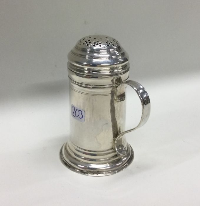 A good George II silver kitchen pepper on sweeping - Image 2 of 3