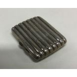 CHESTER: A large silver cigarette case with engrav