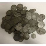 A quantity of pre-1947 and other coinage. Approx.
