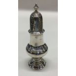 A good Georgian style baluster shaped silver sugar