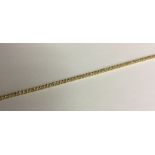 A heavy lady's 18 carat diamond line bracelet with