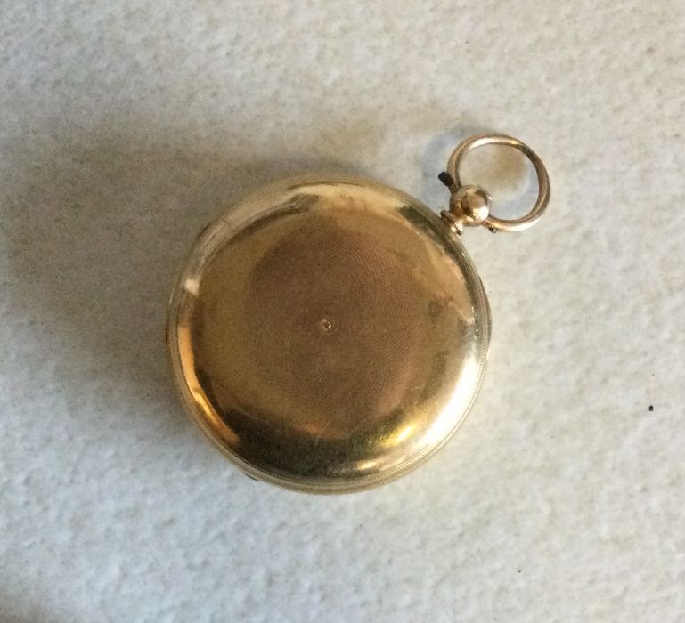 A heavy gents 18 carat full hunter pocket watch with w - Image 3 of 3