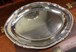 PAUL STORR: A rare and massive oval silver shaped
