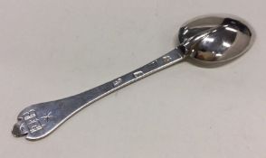 A rare Queen Anne silver trefid spoon of typical d
