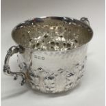 A good quality two handled silver porringer of Geo