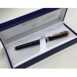 WATERMAN: A cased fountain pen. Est. £20 - £30.