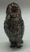 A good cast pepper in the form of an owl with text