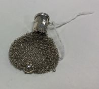 A Continental silver mizer's purse of mesh design.