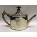 HESTER BATEMAN: A good shaped Georgian silver teap