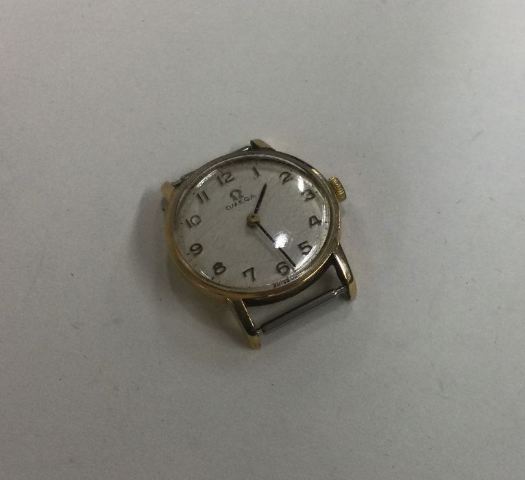 A lady's Omega wristwatch in 9 carat. Approx. 10 g